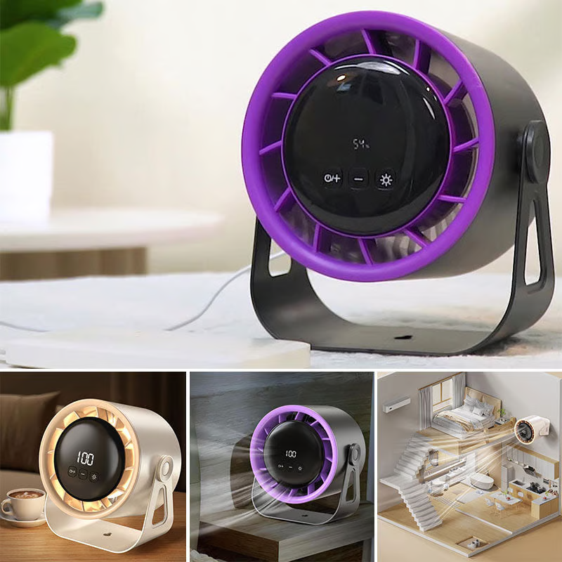 ⏳Time-limited Special⏰Portable Rechargeable Desk Fan🍃