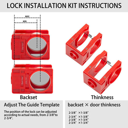 ⏳Time-limited Special⌛Door Lock Installation Kit