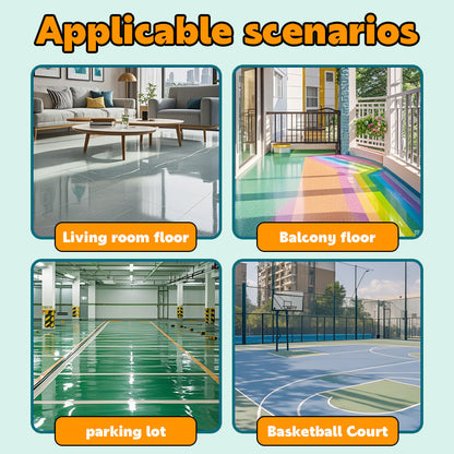 ⏳Time-limited Special⌛Anti-Slip Wear-Resistant Water-Based Floor Paint