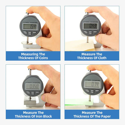 ⏳Time-limited Special⌛Digital Display Thickness Gauge Zinc Alloy Electronic LCD