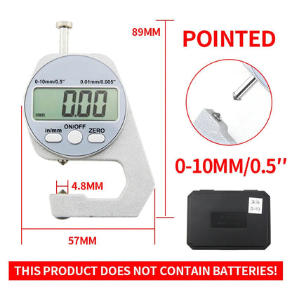 ⏳Time-limited Special⌛Digital Display Thickness Gauge Zinc Alloy Electronic LCD