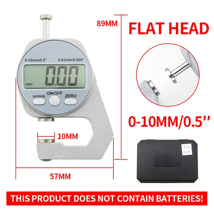 ⏳Time-limited Special⌛Digital Display Thickness Gauge Zinc Alloy Electronic LCD