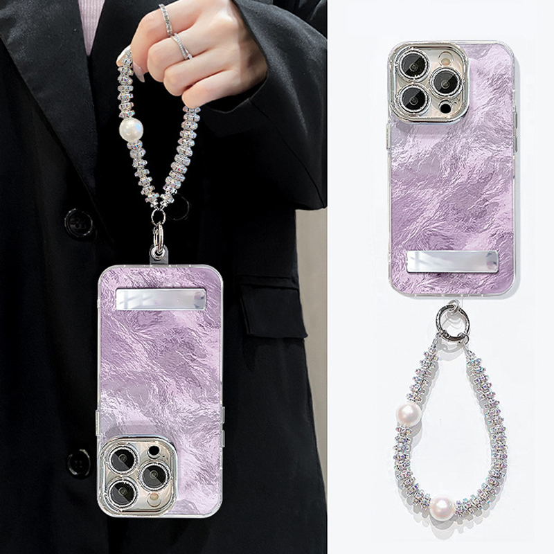 ⏳Time-limited Special⌛Gradient Phone Case with Stand & Chain for iPhone Series