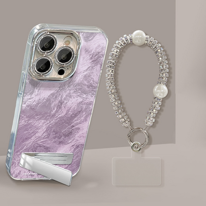 ⏳Time-limited Special⌛Gradient Phone Case with Stand & Chain for iPhone Series