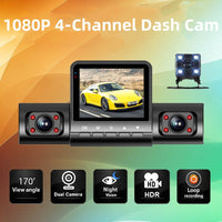 ⏳Time-limited Special⌛1080P 4 Channel Car Camera with Night Vision