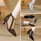 ⏳Time-limited Special⌛Women's Sexy Mesh Pointed Toe High Heels