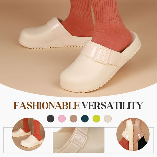 ⏳Time-limited Special⌛Summer Soft Closed Toe Slip-On Clogs