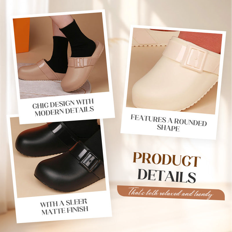 ⏳Time-limited Special⌛Summer Soft Closed Toe Slip-On Clogs