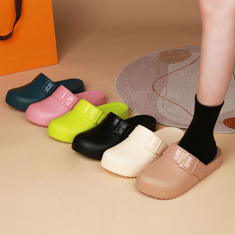 ⏳Time-limited Special⌛Summer Soft Closed Toe Slip-On Clogs