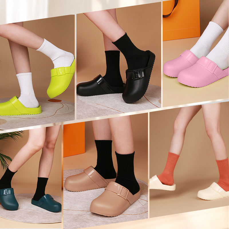 ⏳Time-limited Special⌛Summer Soft Closed Toe Slip-On Clogs