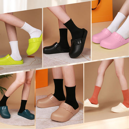 ⏳Time-limited Special⌛Summer Soft Closed Toe Slip-On Clogs
