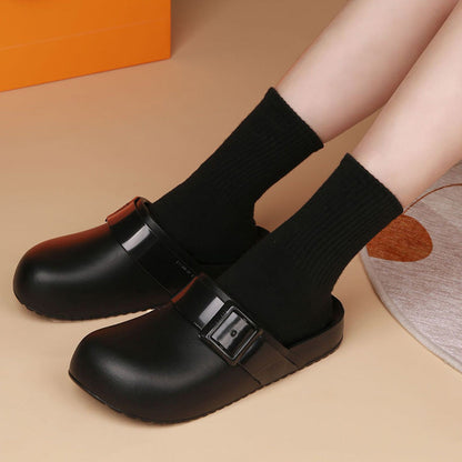 ⏳Time-limited Special⌛Summer Soft Closed Toe Slip-On Clogs