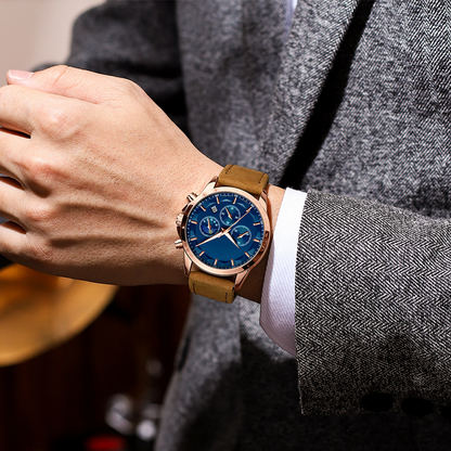 ⏳Time-limited Special⌛Men's Waterproof Business Wrist Watch