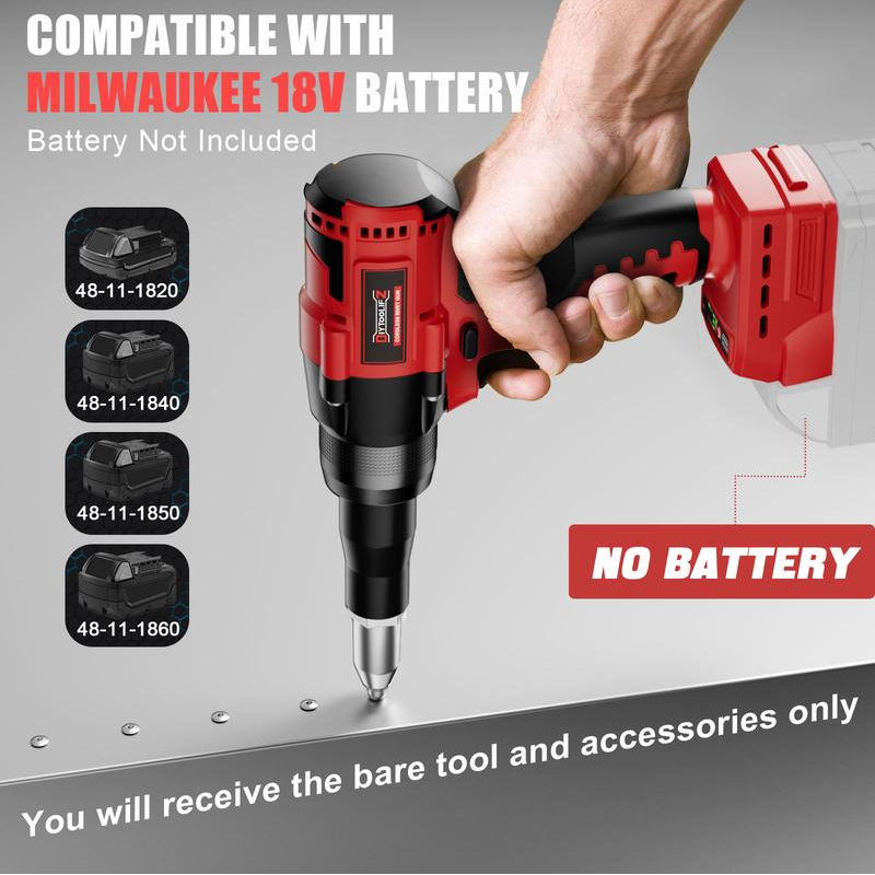 ⏳Time-limited Special⌛Portable Handheld 21V Brushless Rivet Machine with Aluminum Rivets & Storage Box
