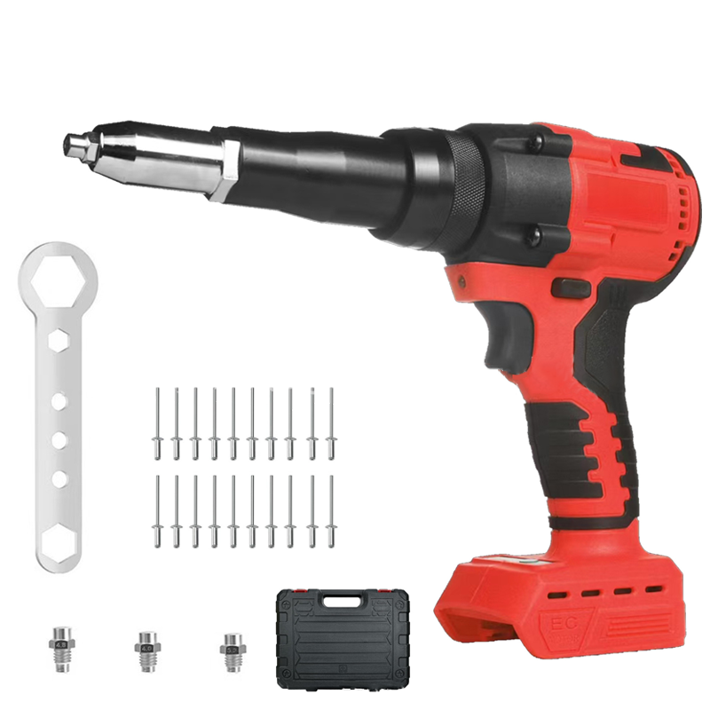⏳Time-limited Special⌛Portable Handheld 21V Brushless Rivet Machine with Aluminum Rivets & Storage Box