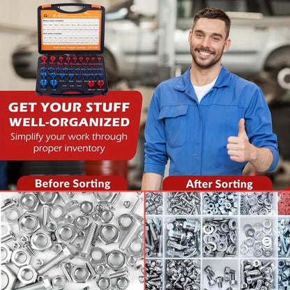 🧰Nut & Bolt Thread Checker Kit for Inspection of Fixed Bolts or Threaded Holes