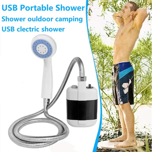🚿Portable Camping Shower with Adjustable Flow – For Easy & Convenient Outdoor Cleaning!✨
