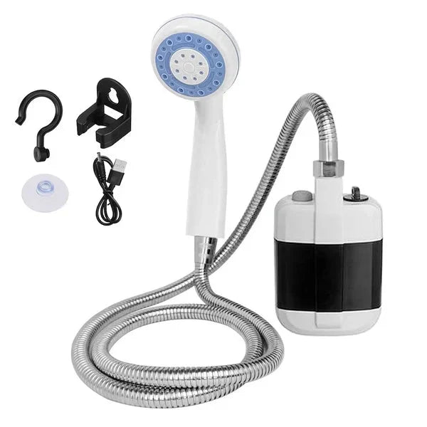 🚿Portable Camping Shower with Adjustable Flow – For Easy & Convenient Outdoor Cleaning!✨