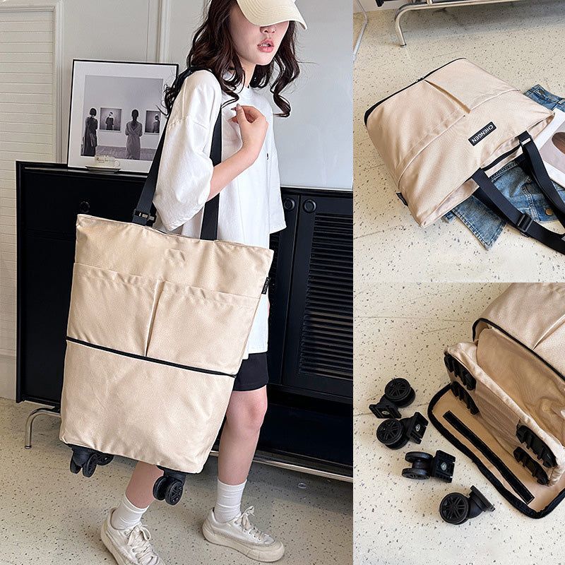 ⏳Time-limited Special⌛Large Capacity Universal Wheel Waterproof Dry Wet Separation Travel Bag