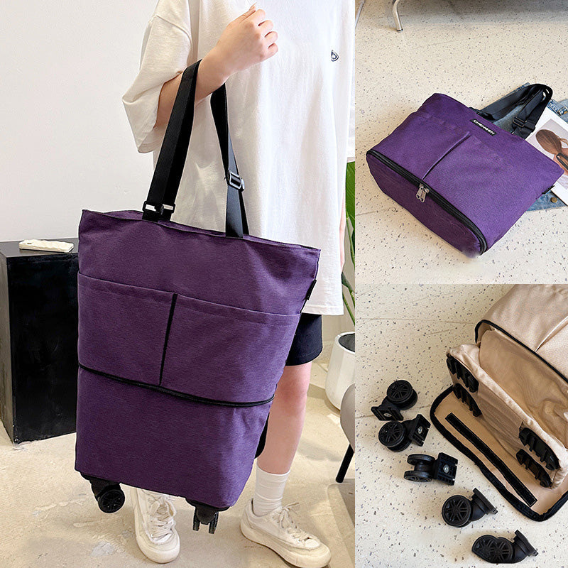⏳Time-limited Special⌛Large Capacity Universal Wheel Waterproof Dry Wet Separation Travel Bag