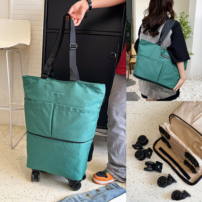 ⏳Time-limited Special⌛Large Capacity Universal Wheel Waterproof Dry Wet Separation Travel Bag