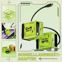 ⏳Time-limited Special⏰Quick charger adapter with retractable type C cable & connector