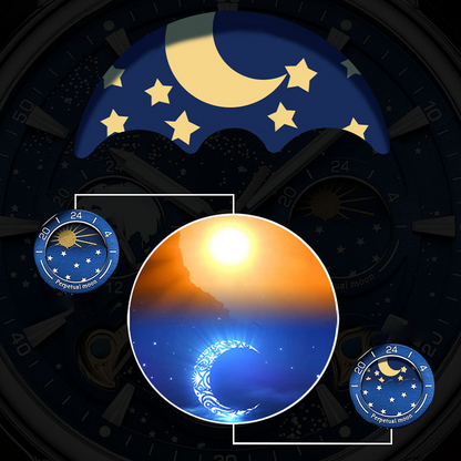 ⏳Time-limited Special⌛Men's Luxury Automatic Luminous Starry Sky Watch