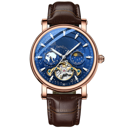 ⏳Time-limited Special⌛Men's Luxury Automatic Luminous Starry Sky Watch