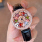 ⏳Time-limited Special💎Women's Rotating Dial Watch with Colored Crystals - Unique & Stylish⌚