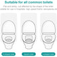 🔥 Limited Time Half Price - No Peel Adhesive Disposable Toilet Cover