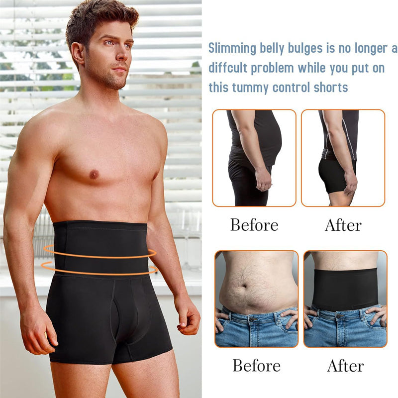 ⏳Time-limited Special⌛Men's High Waist Tummy Control Shorts