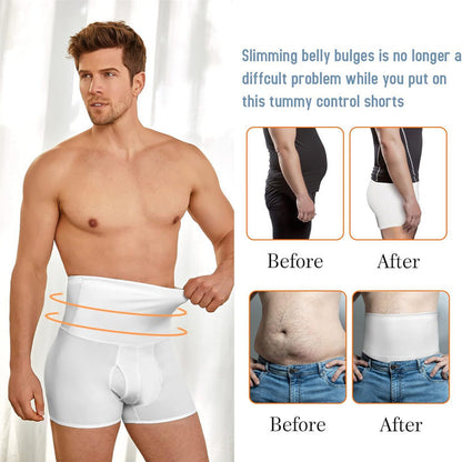 ⏳Time-limited Special⌛Men's High Waist Tummy Control Shorts