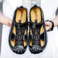 ⏳Time-limited Special⌛Men's Breathable Knit Faux Leather Sandals👣