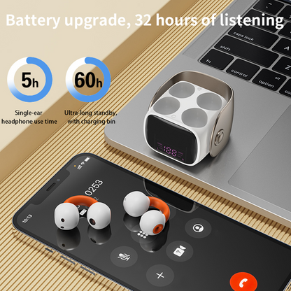 ⏳Time-limited Special⌛Bluetooth Ear Clip Headset with Digital Display🎧