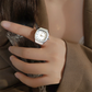 ⏳Time-limited Special⌛Stylish and Exquisite Square Watch Ring