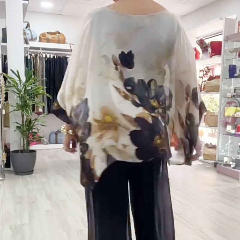 ⏳Time-limited Special⏰Women's Casual Printed Round Neck Top