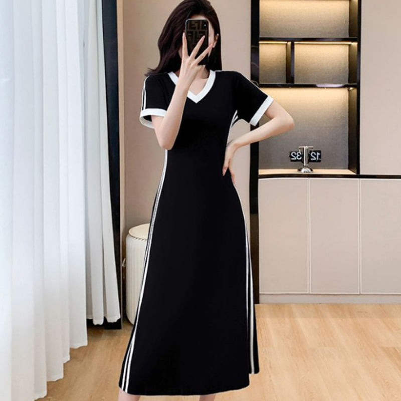 ⏳Time-limited Special⏰Women's Casual & Simple V-Neck Dress