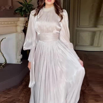 ⏳Time-limited Special⏰Women's Elegant Lantern Long-Sleeve Maxi Dress
