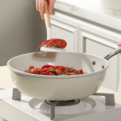 ⏳Time-limited Special⏰Ceramic Non-Stick White Large Cooking Pot