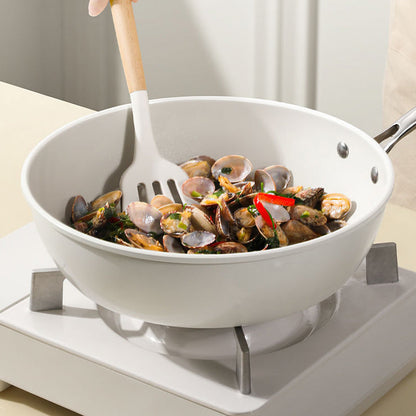 ⏳Time-limited Special⏰Ceramic Non-Stick White Large Cooking Pot