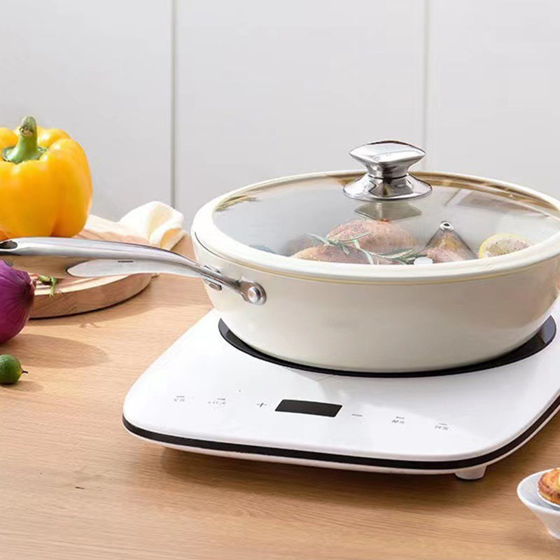 ⏳Time-limited Special⏰Ceramic Non-Stick White Large Cooking Pot