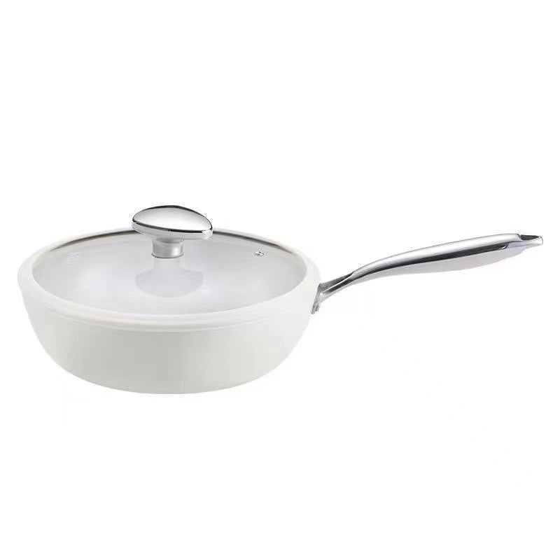 ⏳Time-limited Special⏰Ceramic Non-Stick White Large Cooking Pot