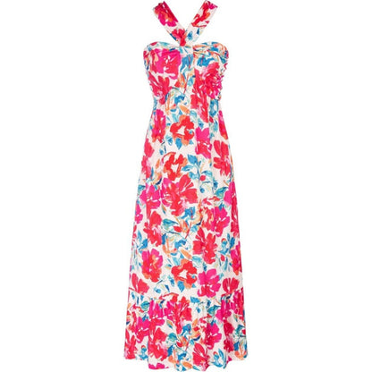 ⏳Time-limited Special⏰Cross Halter Sleeveless Floral Printed Dress💃