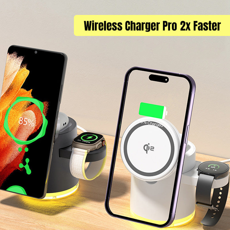 ⏳Time-limited Special⏰3-in-1 Magnetic Wireless Charger for iOS/Android