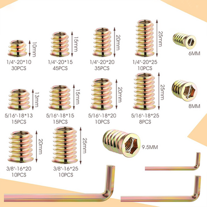 ⏳Time-limited Special⏰188 PCS Hexagon Socket Nuts Set