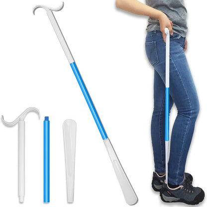 Adjustable Long Shoe Horn with Sock Remover for Seniors🦯
