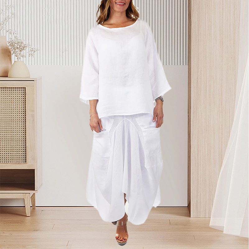 ⏳Time-limited Special⏰Women’s Oversized T-Shirt & Skirt Lounge Set