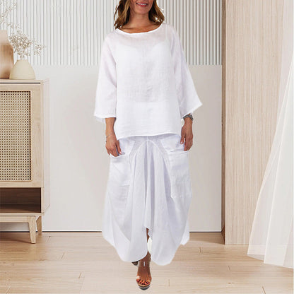 ⏳Time-limited Special⏰Women’s Oversized T-Shirt & Skirt Lounge Set