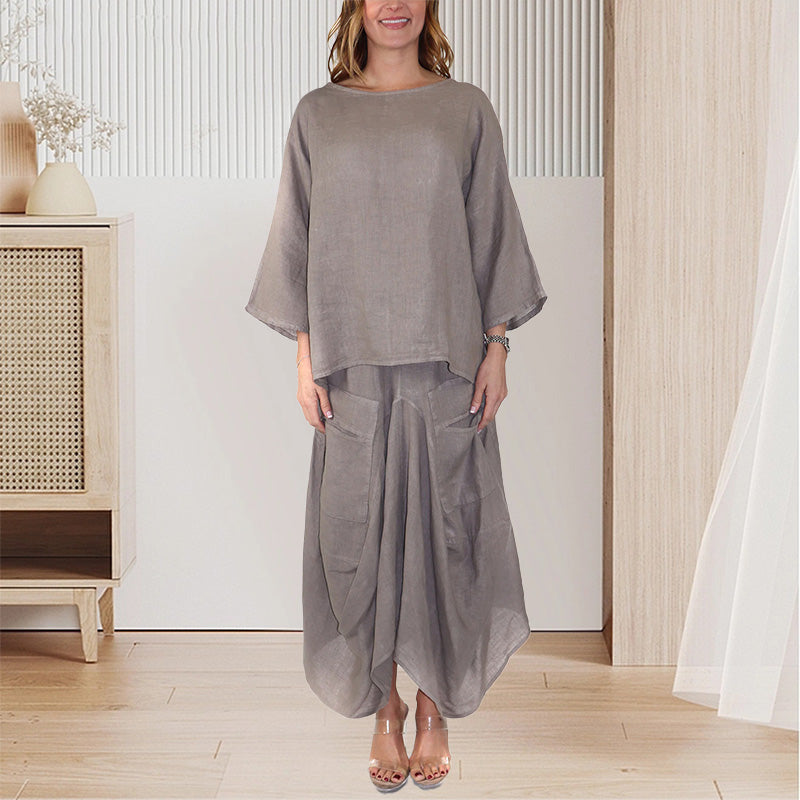 ⏳Time-limited Special⏰Women’s Oversized T-Shirt & Skirt Lounge Set
