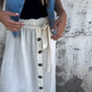 ⏳Time-limited Special⏰Solid Color Button Front & Tie Belt Skirt